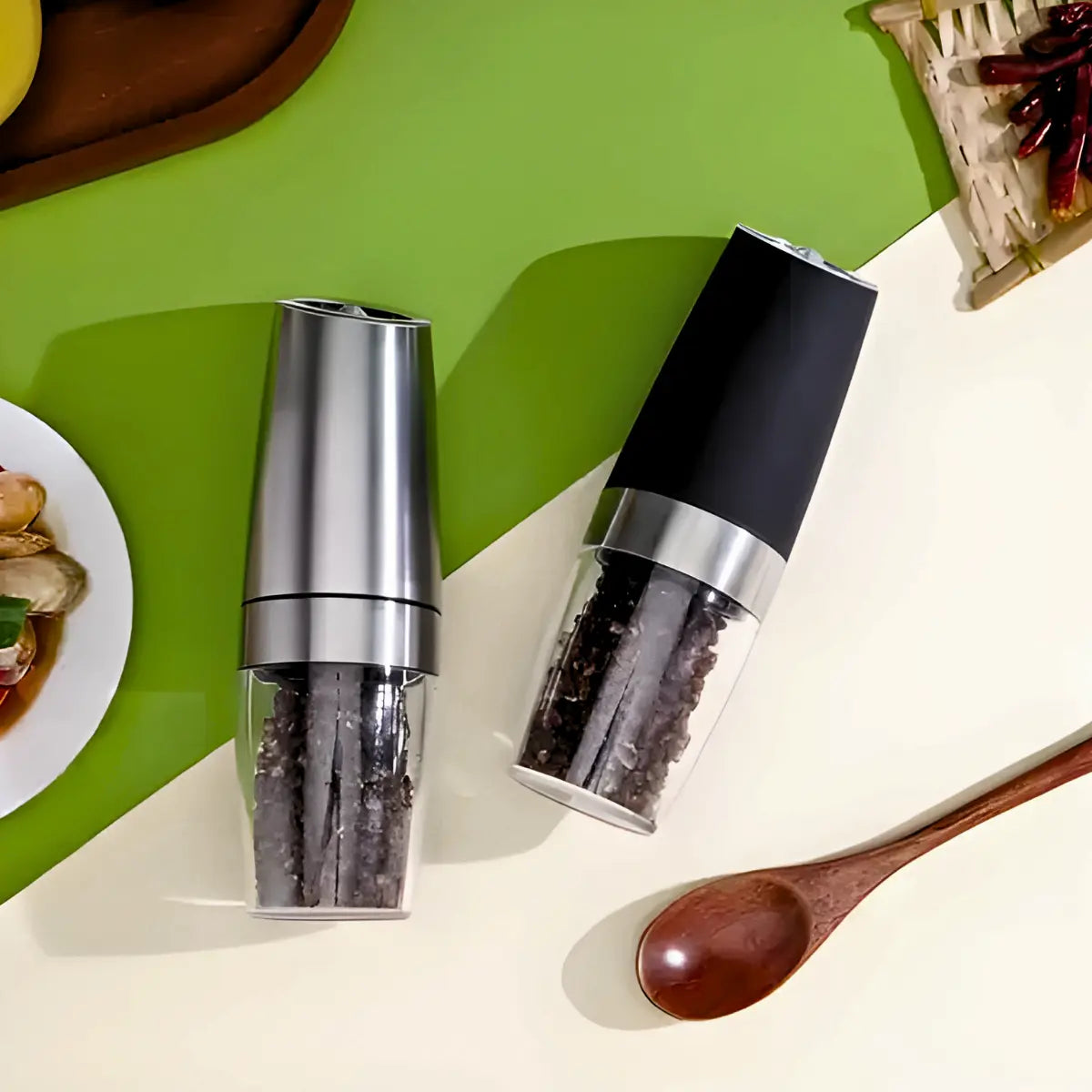 Moedor Elétrico de Temperos com Sensor de Gravidade em Led - MHX™