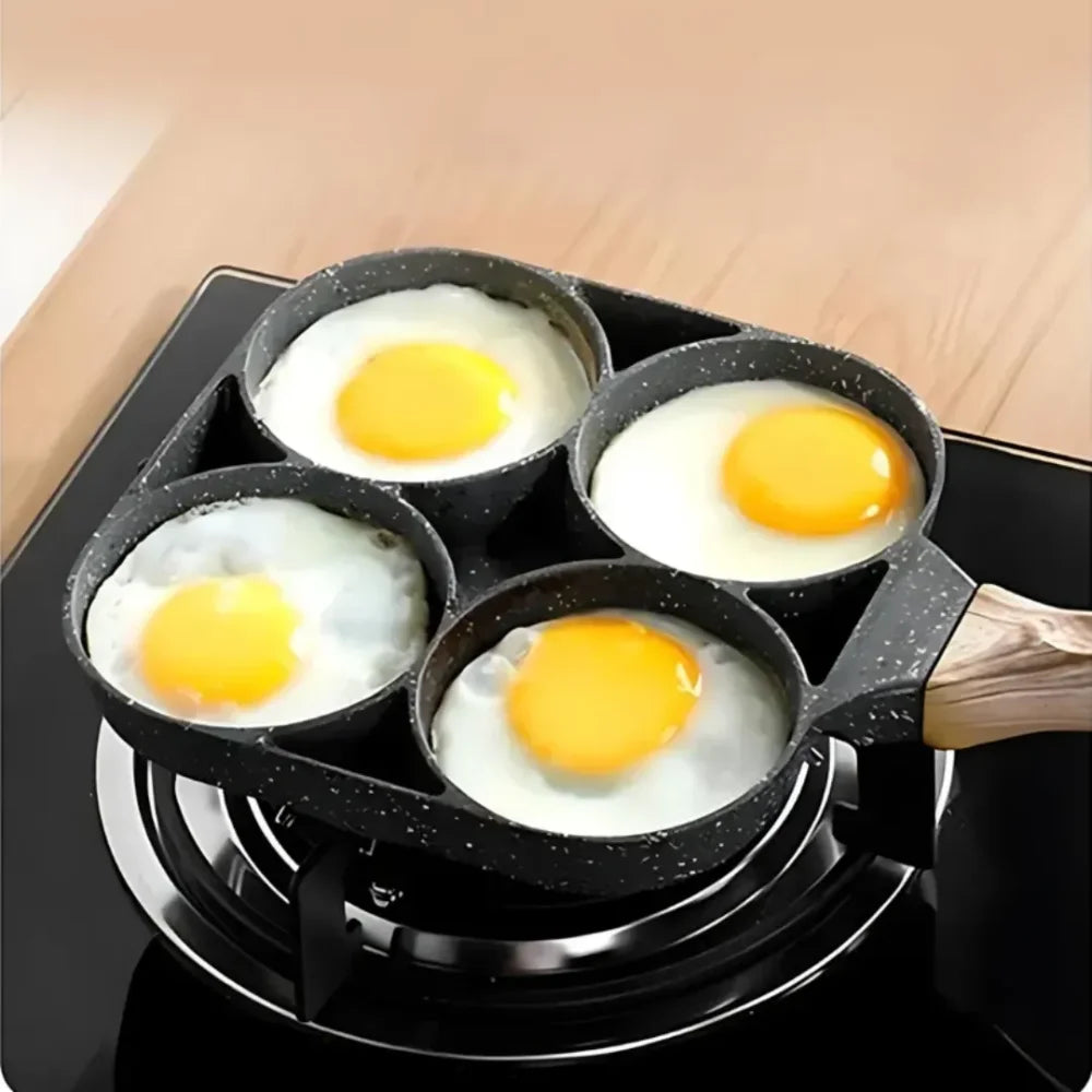 Frigideira Antiaderente para Ovos 4 Furos - MHX™
