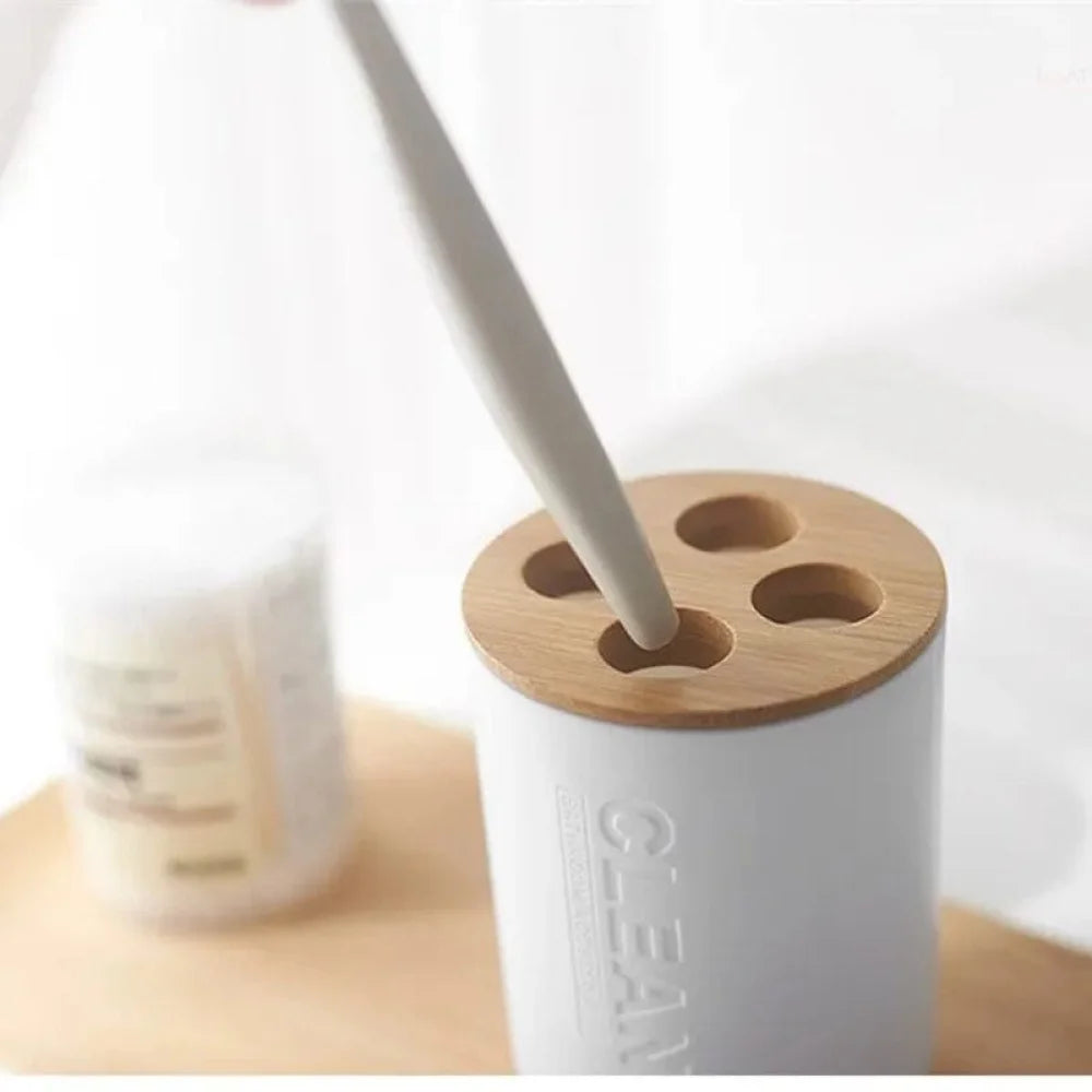 Kit para Banheiro em Bambu - MHX™