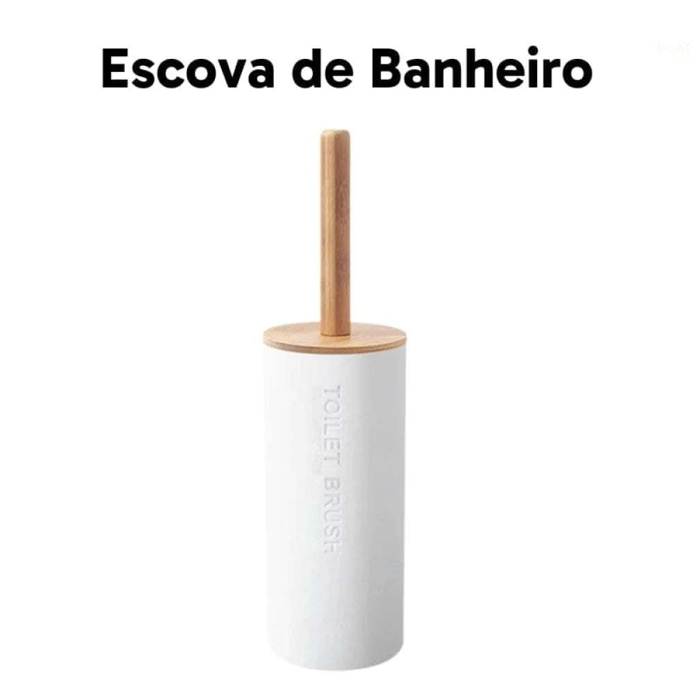 Kit para Banheiro em Bambu - MHX™