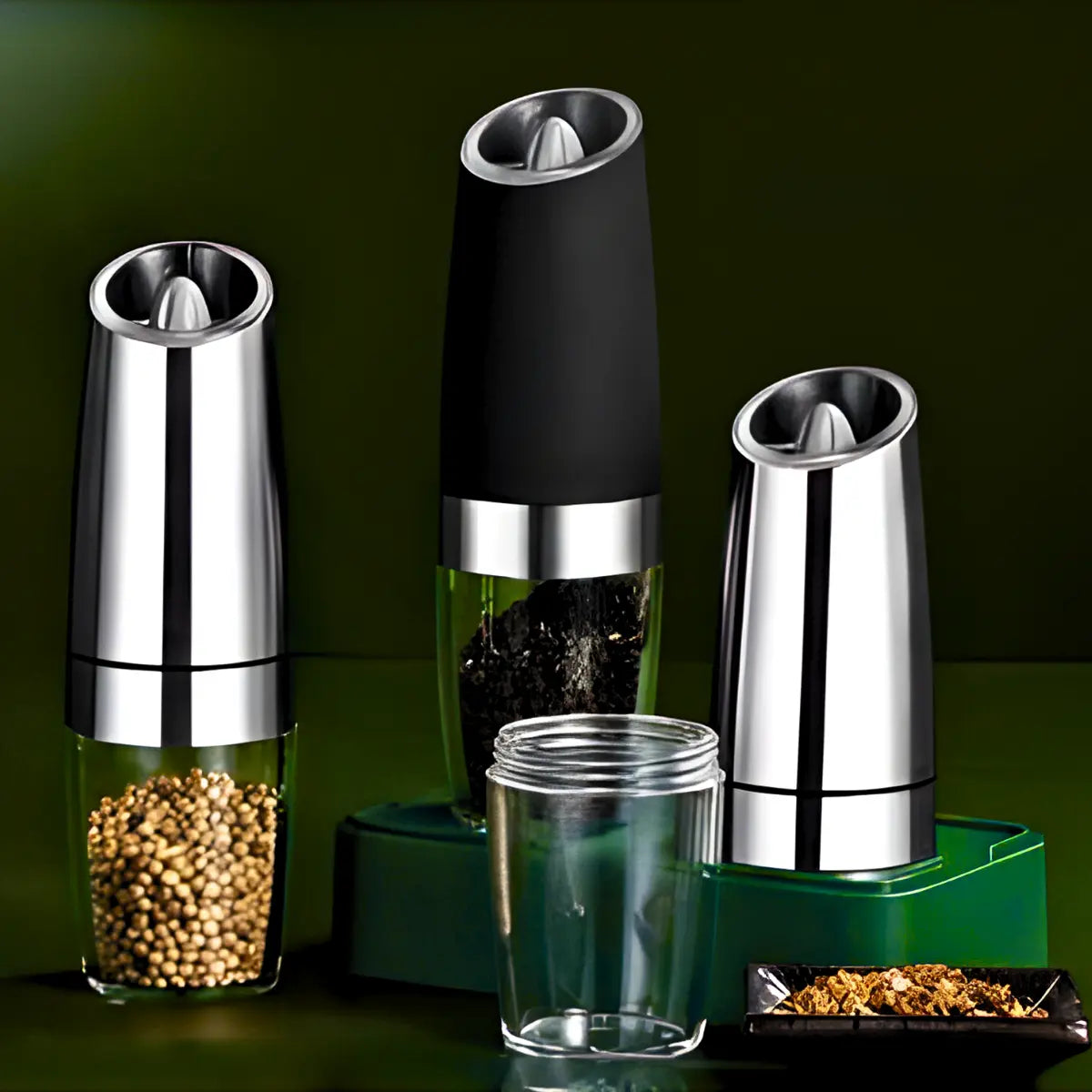 Moedor Elétrico de Temperos com Sensor de Gravidade em Led - MHX™