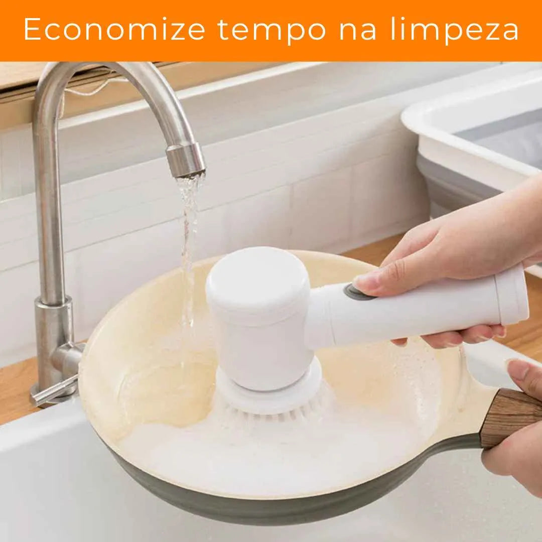 Escova Elétrica Multifuncional MHX™ - Limpeza Rápida